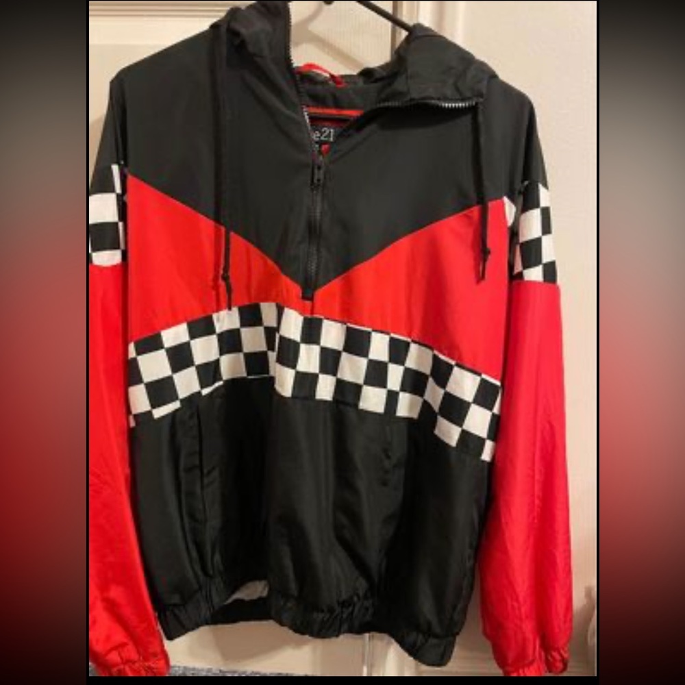 Red Rue 21 windbreaker - Picture 2 of 3